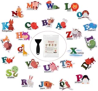 Secopad Secopad Non Slip Bathtub Stickers, 26 PCS Adhesive Kids Alphabet Anti Slip Decal Threads for Shower and Bath Tub with - Image 1