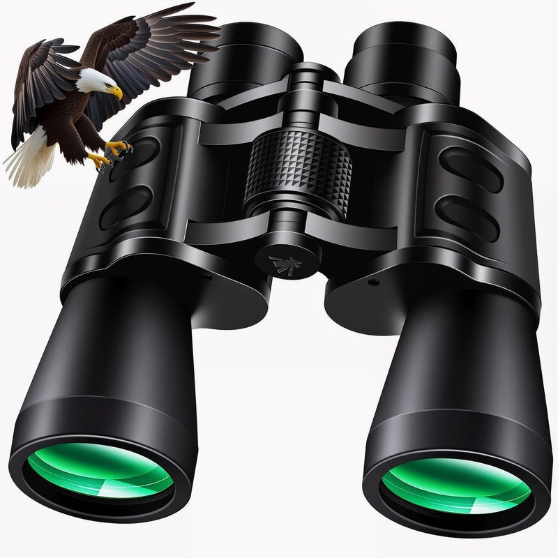 PISEZ 20X50 Binoculars for Adults High Powered with Low Light Vision，Compact Large View Waterproof Binoculars for Bird Watching Hunting Concert Traveling Theater Opera Sightseeing - Image 1