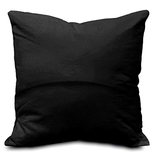 MONK MATTERS MONK MATTERS Micro Sation Fabric Donald Duck Cartoon Printed Cushion Cover with Fiber Fillers Size 12 Inches x12 Inches Black - Image 2