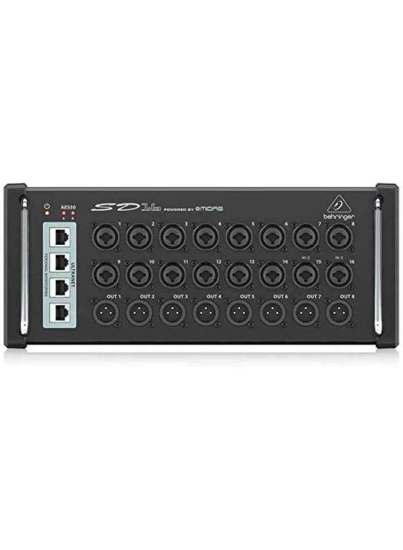 Behringer SD16 Digital Stage Box I/O, w/ 16 Remote-Controllable Preamps & 8 Output - Image 1
