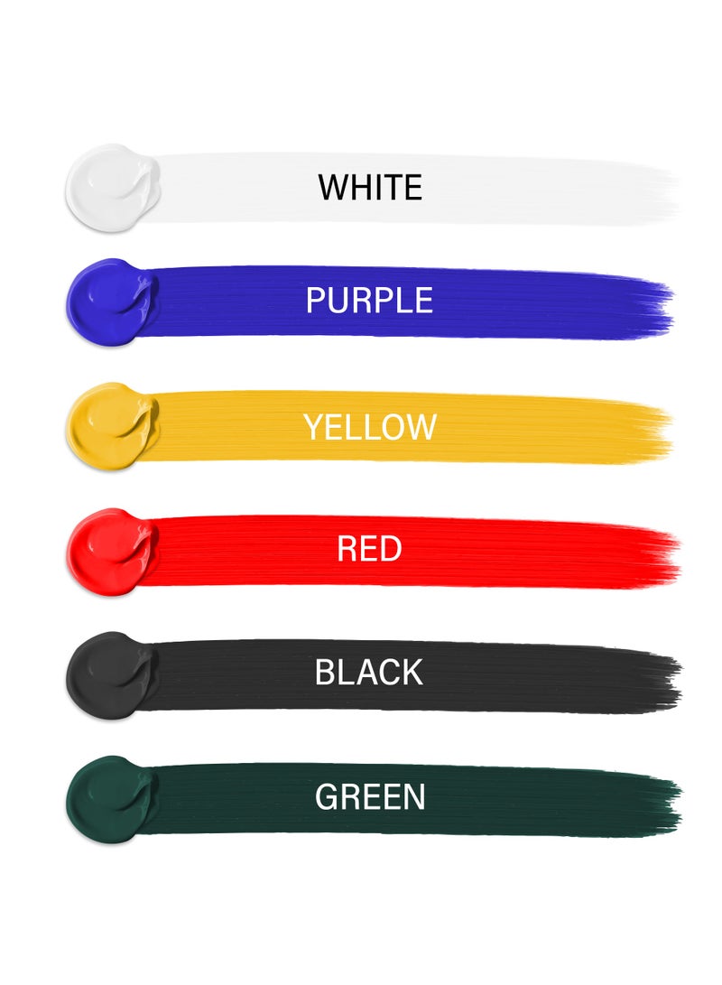 بلوبيرد طلاء قماش دائم 100 مل طلاء قماش غير سام للملابس أصفر ليموني - Image 3