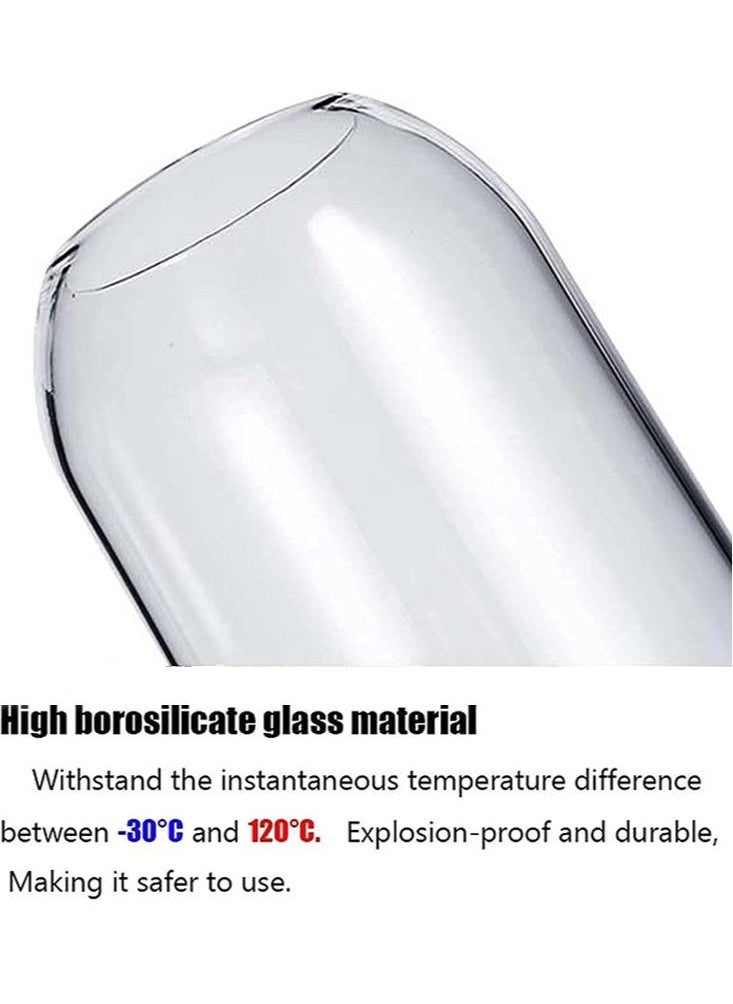 Perfii 4pcs Clear Glass Jar Food Storage with Airtight Seal Ball Cork Lid for Transparent Sealed Canisters for Tea Coffee Spice Sugar Salt and Candy  - Image 4