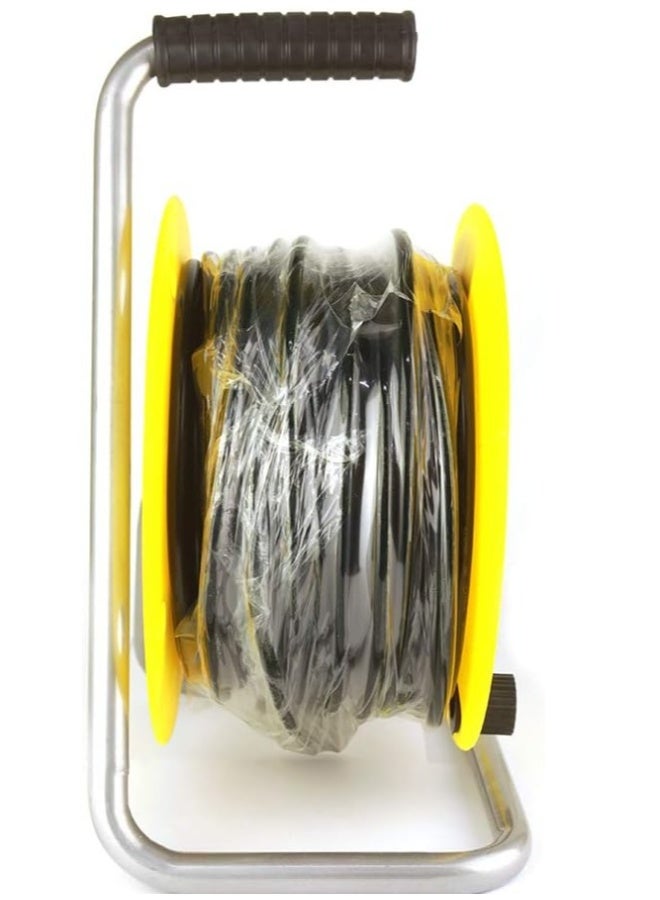 Dannio Power Extension Cable Reel 20M 2.5mm with 3 sockets (Black) - Image 5