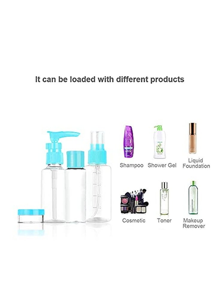 11 pcs Travel Bottles Kit, Leak Proof Portable Toiletry Containers Set, Clear flight size PET Cosmetic Containers for Lotion, Shampoo, Cream, Soap - pzsku/Z4882DCC4883302304BADZ/45/_/1721189076/2c7fb7bf-d878-4aff-8634-f43394739606