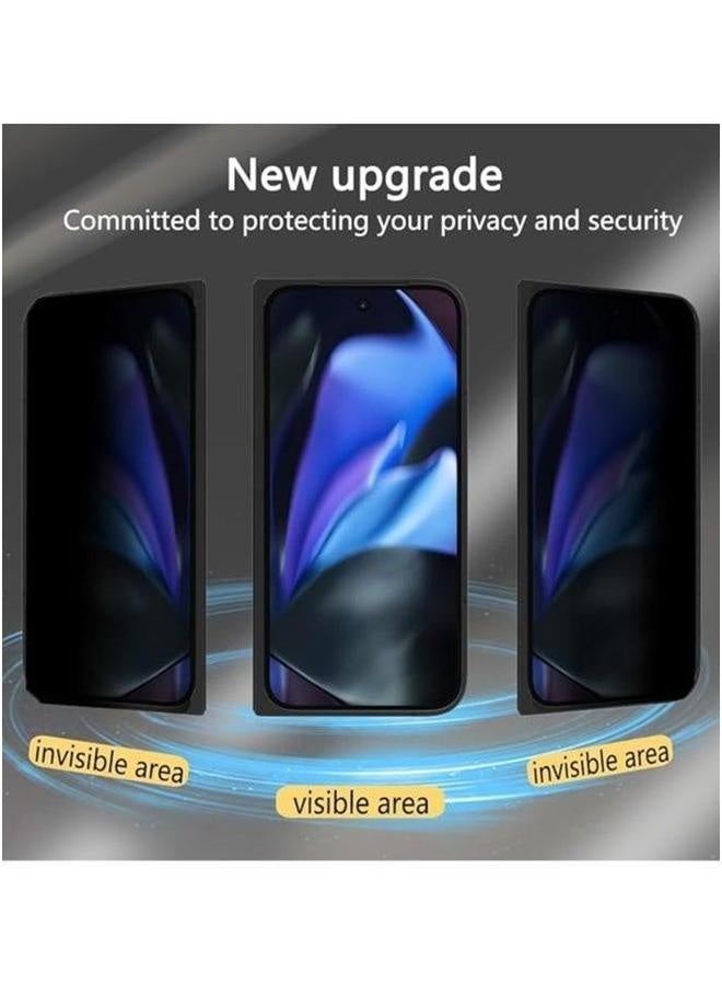 Privacy Screen Protector Compatible with Google Pixel 9 Pro Fold,Anti Spy TPU External 1 Pack + Anti Inner Pack, Scratch, No Bubbles - Image 2