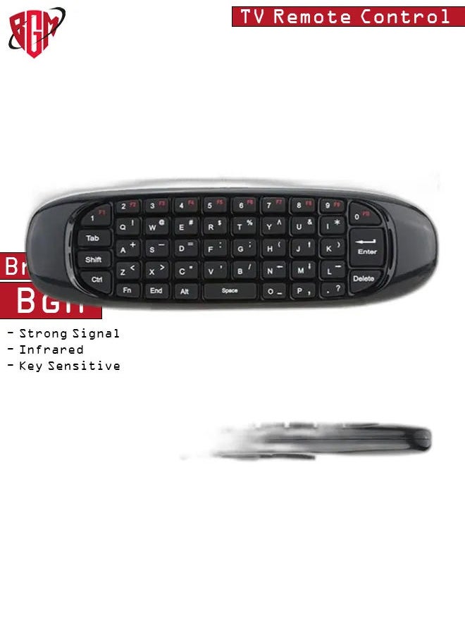 Arabic Keyboard Air Mouse C120 Smart TV Remote Control Computer Wireless Keyboard with Gyroscope Somatosensory Remote Control for TV Box Android Laptop Pc
