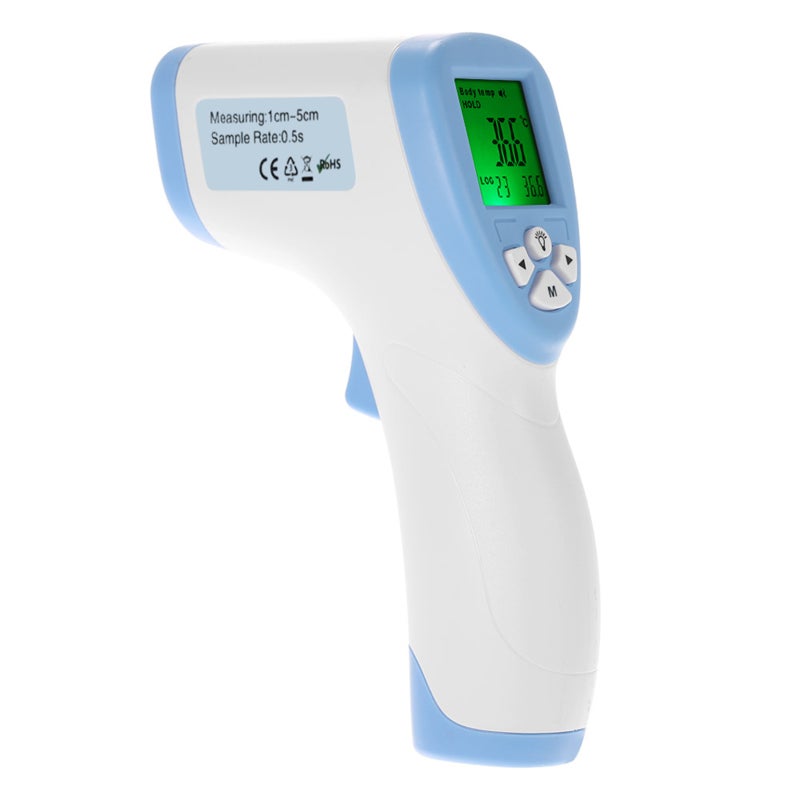 Forehead Infrared Thermometer: Blue, Backlight LCD Digital Display, Precise Non-Contact Measurement - Lightweight Portable, 2 Temperature Units, Multi-Mode Selection for Baby, Home Daily Use - Image 5