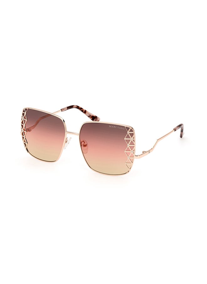 GUESS BY MARCIANO Square Sunglasses For Women - Shiny Pale Gold  - Image 1