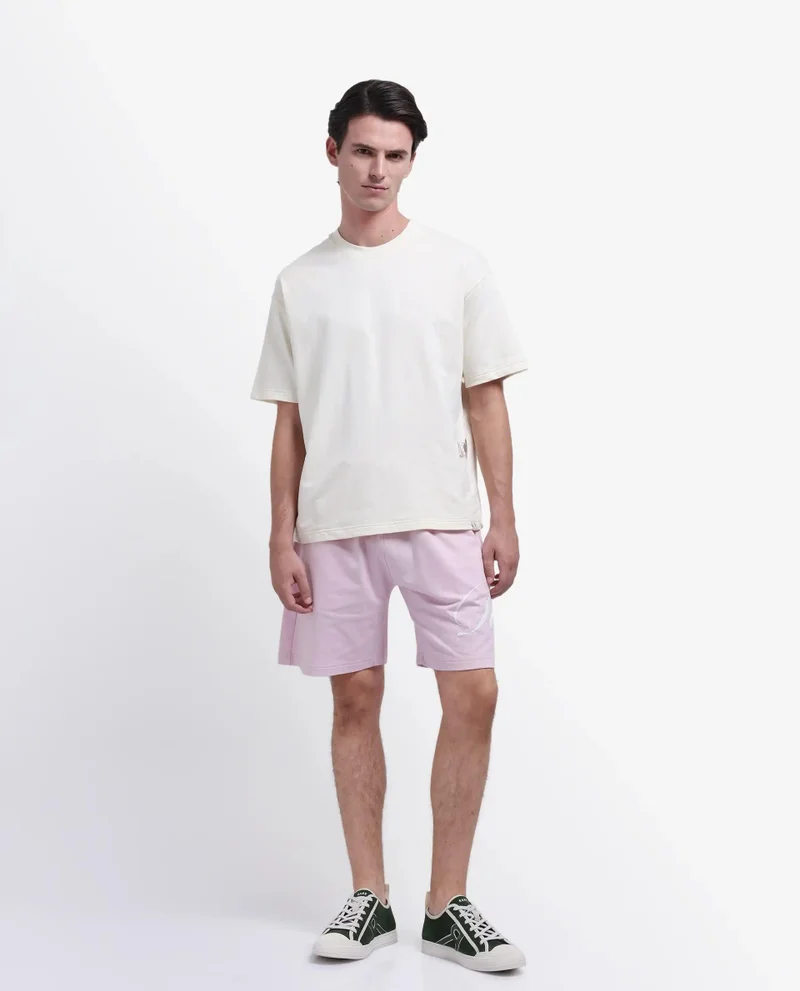 Rare Rabbit Men's Oversized Graphic Print Shorts