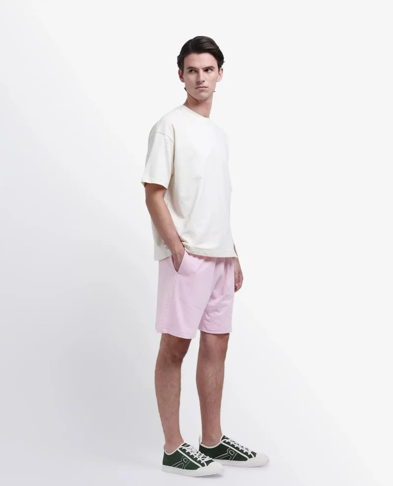 Rare Rabbit Men's Oversized Graphic Print Shorts