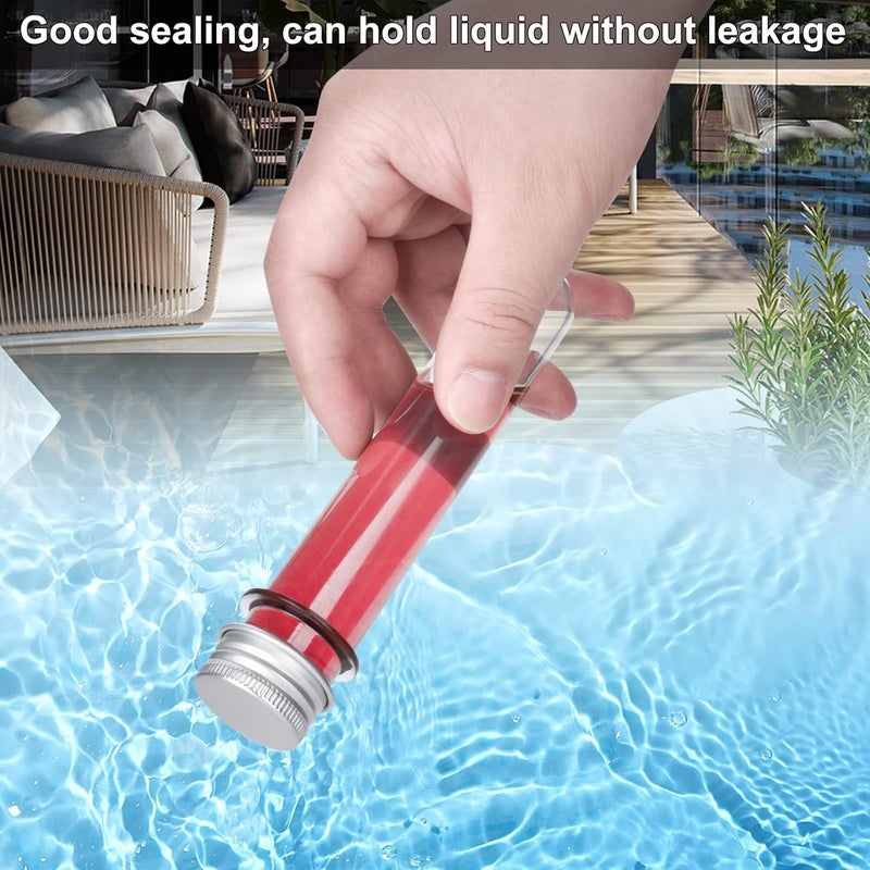 AccEncyc 6PCS Plastic Test Tubes with Screw Caps 45ml Clear Tubes for Scientific Experiments, Party Decoration, Sample, Candy, Bath Salt, Storage - Image 3