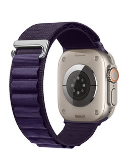 Generic Trail/Alpine Loop Nylon Band Compatible with Apple Watch Ultra 2/Ultra Band 49mm 45mm 44mm 42mm, Adjustable with Metal C-Hook Strap for iWatch Ultra Series 9/8/7/6/5/4/3/2/1/SE2/SE 
