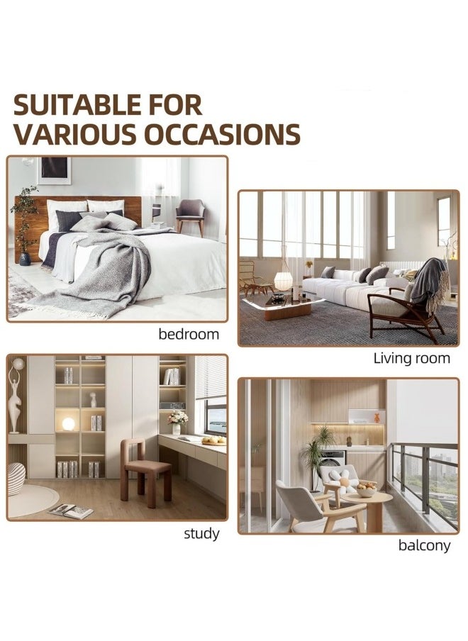 GGEROU Bean Bag Chair, 2 Seater Lazy Sofa, Large Bean Bag Chair for Adults with High-Resilience Foam, Non-Slip Base Floor Lounge Sofa,Living Room Beige  - Image 4