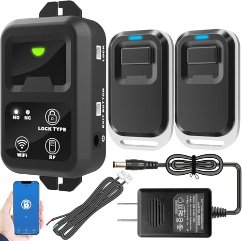 UHPPOTE 24Ghz WiFi Wireless Remote Control Switch for Door Access Control System Electric Lock with Smartphone app Access - Image 1