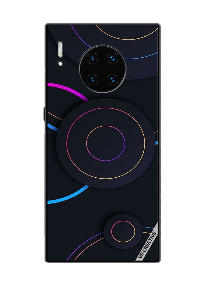 VR CREATIVE Protective Case Cover For Huawei Mate 30 Pro Circles Dots Design Multicolour - Image 1