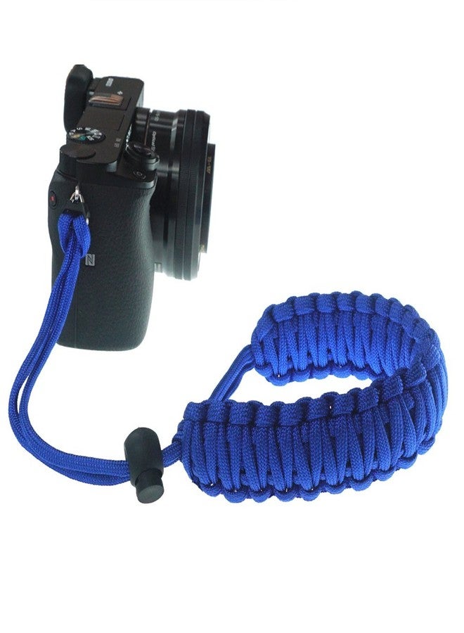 FoRapid 550 Paracord Adjustable Wrist Strap for DSLR, Compact Cameras (Blue)… - Image 1