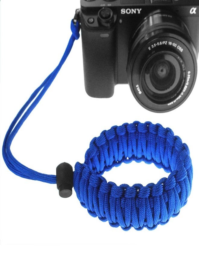 FoRapid 550 Paracord Adjustable Wrist Strap for DSLR, Compact Cameras (Blue)… - Image 2