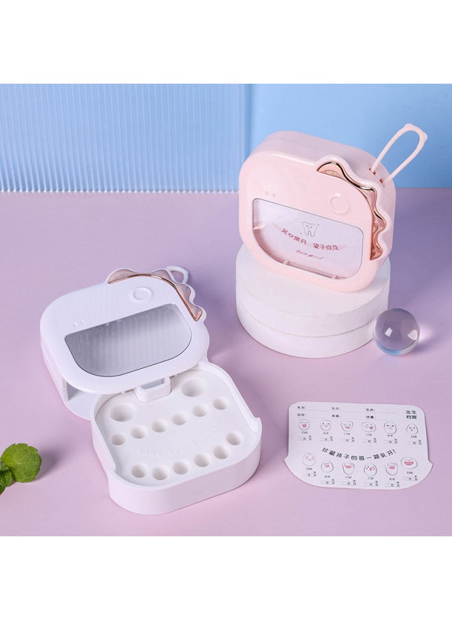 Generic - Deciduous Tooth Storage Box With Commemorative Meaning For Kidsren, Boys And Girls, Tooth Collection Box, Tooth Replacement Commemorative Tooth Box-Color:Small Fresh Purple - Image 1