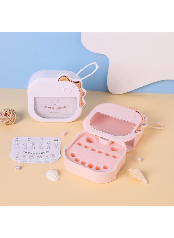 Generic - Deciduous Tooth Storage Box With Commemorative Meaning For Kidsren, Boys And Girls, Tooth Collection Box, Tooth Replacement Commemorative Tooth Box-Color:Small Fresh Purple - Image 1