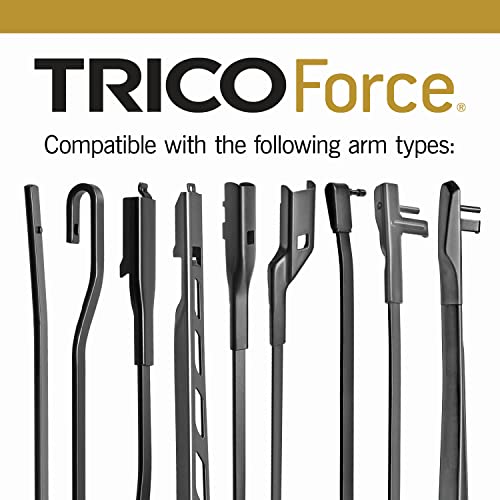 TRICO Force Wiper Blade 16 inch Fits Select Toyota, Hyundai, Dodge, Kia, Honda, Jeep, Chevrolet, Ford, Nissan, GMC (25-160) - Image 2