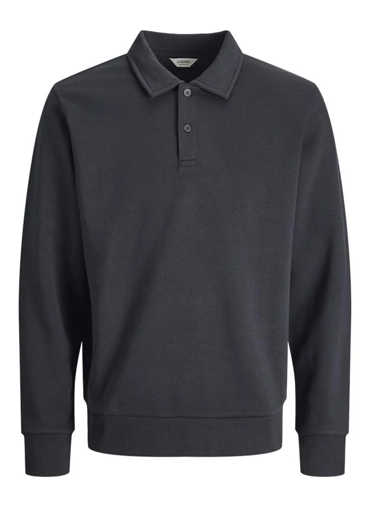 Long Regular Fit Sleeve Polo Sweatshirt