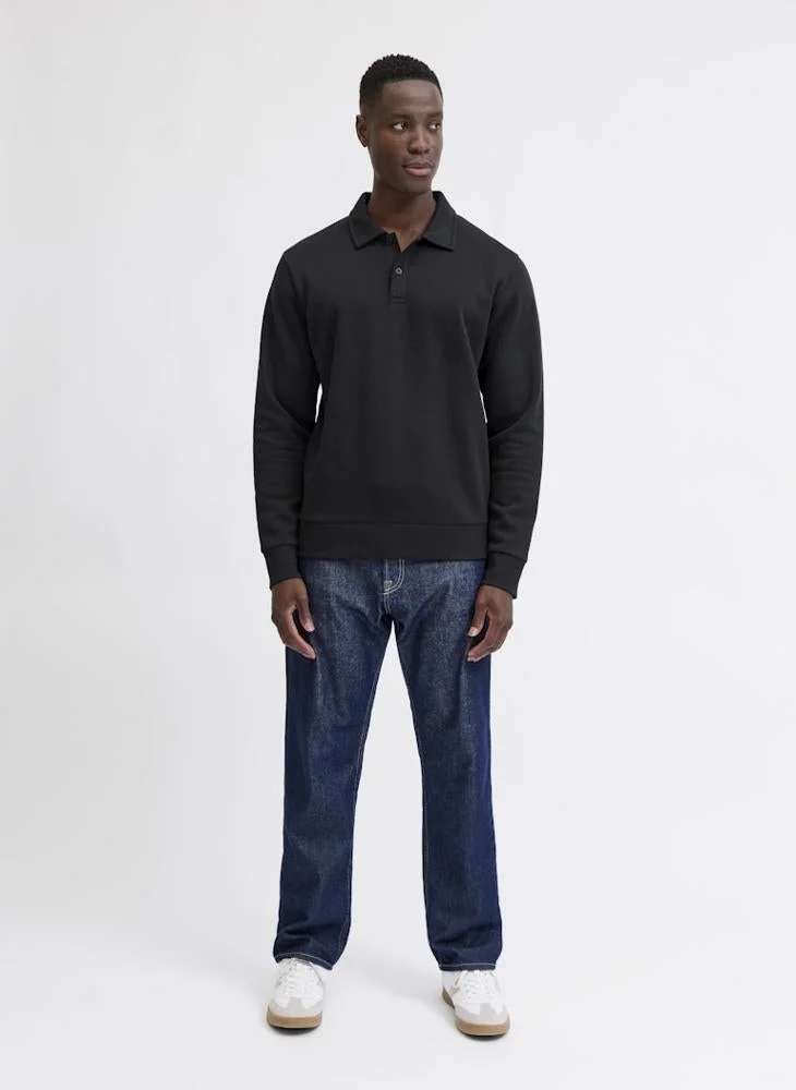 JJ Rebel Long Regular Fit Sleeve Polo Sweatshirt