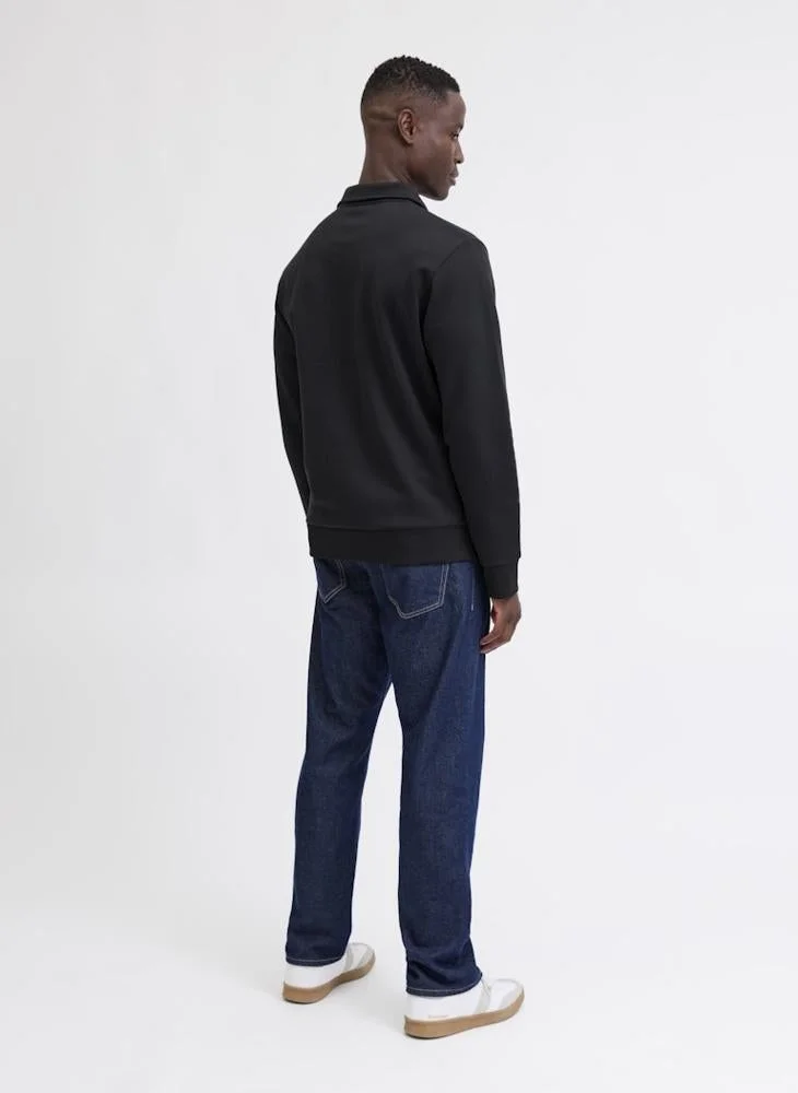 JJ Rebel Long Regular Fit Sleeve Polo Sweatshirt