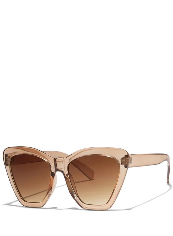 Blackout BlackOut by eyewa HATTIE Women's Cat Eye Sunglasses, Brown