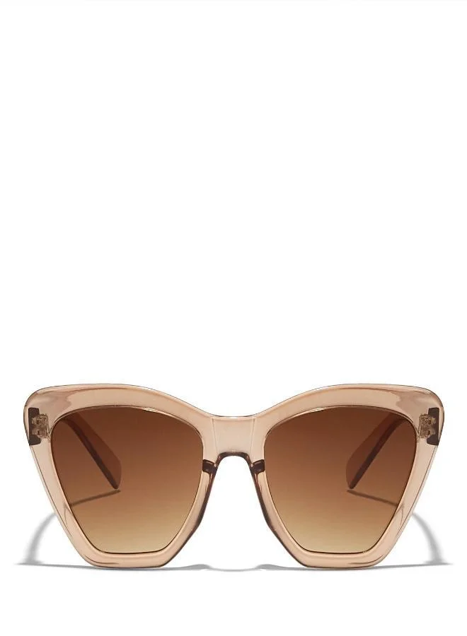 Blackout BlackOut by eyewa HATTIE Women's Cat Eye Sunglasses, Brown
