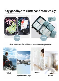 Generic 11 Set Packing Cubes for Suitcases, Travel Essentials for Carry on, Luggage Organizer Bags Set for Travel Accessories , Beige  - Image 3
