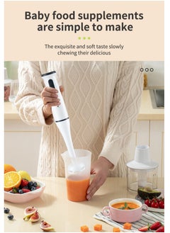 4-in-1 Hand Blender, 0.5L XL Chopper, 0.7L Beaker, Detachable Electric Stick Blender Set, SK-1715-4 White - pzsku/Z4883A1288B86D832737CZ/45/_/1724826061/a2af2eae-af79-49cf-91cd-df29908be7a3