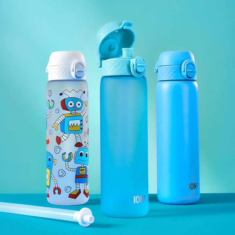 ion8 Water Bottle Reusable Straw Accessory for Water Bottles, fits 500ml, 600ml, 750ml, Wide Easy Clean Straw, Dishwasher Safe, Transparent, Medium - Image 4
