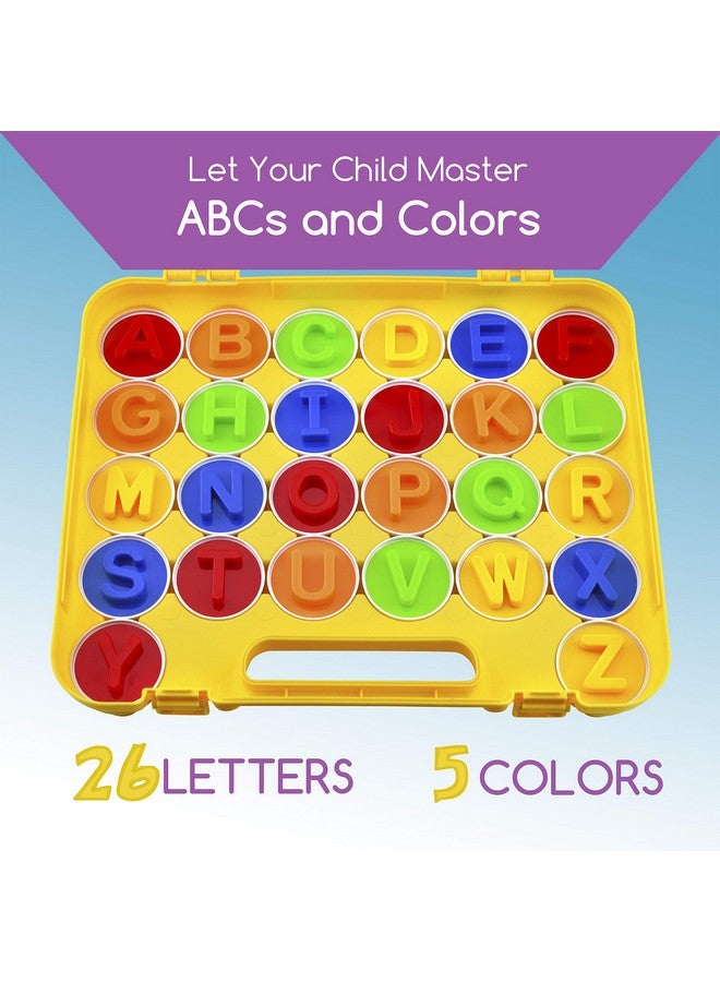 Play Brainy Play Brainy Montessori Alphabet Matching Eggs, 26 Pc. ABC Letter Set, Educational Early Learning Toys and Shape Recognition Sorter Puzzle for Toddlers and Preschool Students, Easter Gift  - Image 2