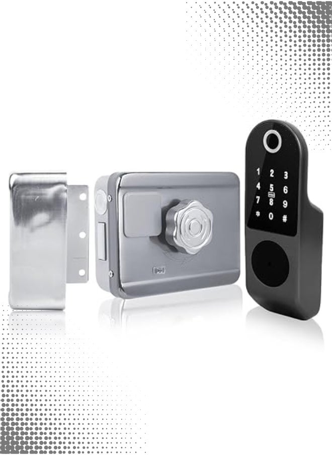 Generic Waterproof Smart Lock with Fingerprint & Passcode – Multi-Access Digital Door Lock – Suitable for Indoor & Outdoor Use  - Image 4