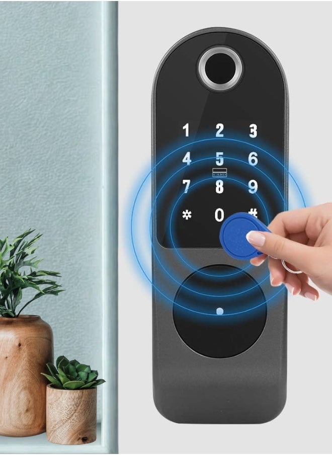 Generic Waterproof Smart Lock with Fingerprint & Passcode – Multi-Access Digital Door Lock – Suitable for Indoor & Outdoor Use  - Image 1