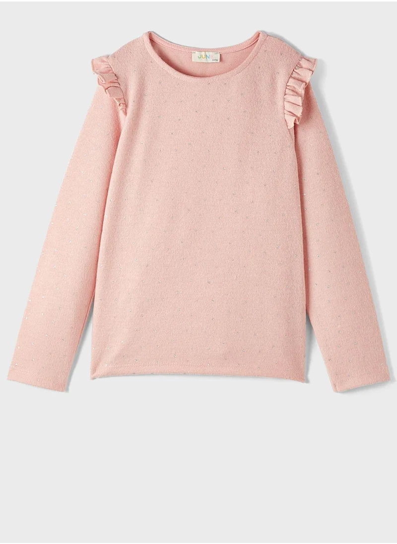 جون Kids Glitter Soft Texture Top