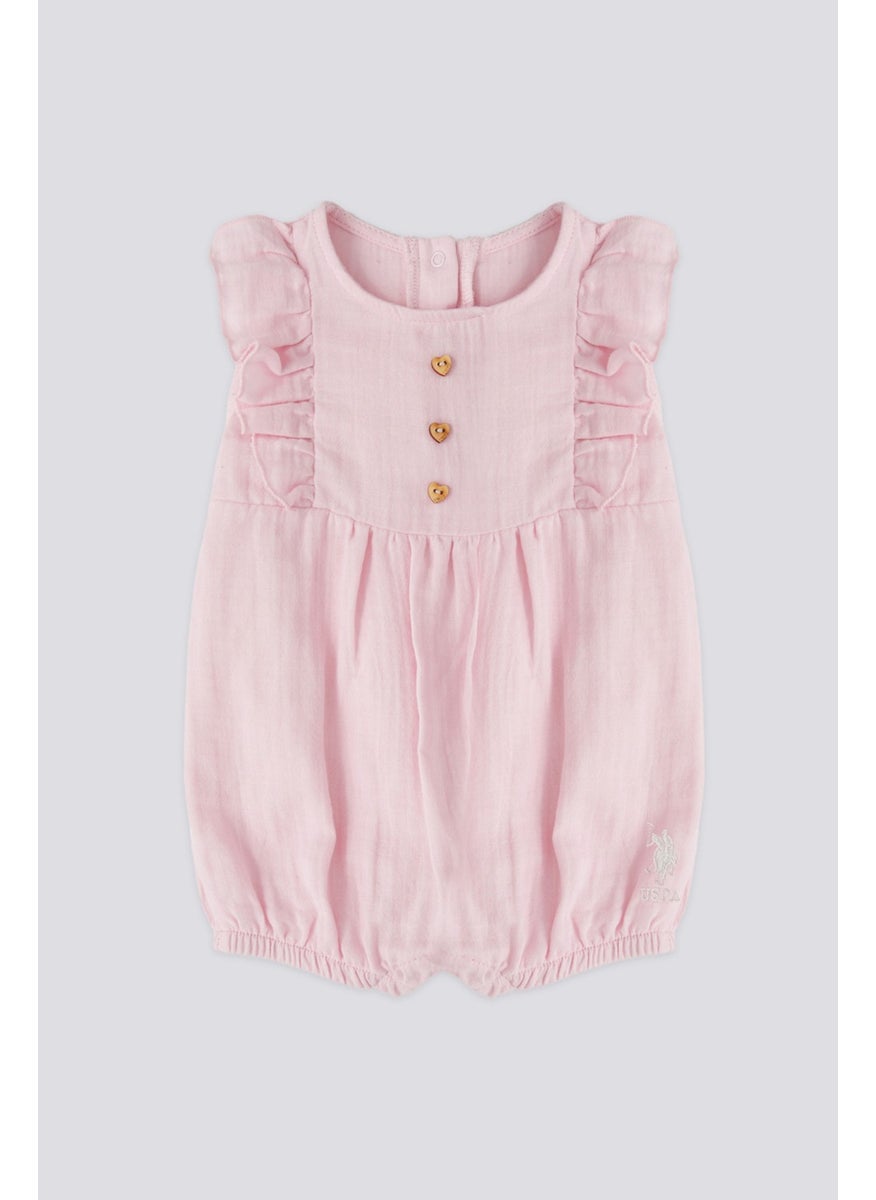 U.S. Polo Assn. - Baby Girl Pink Pajama Set 50303764-VR041 - Image 1