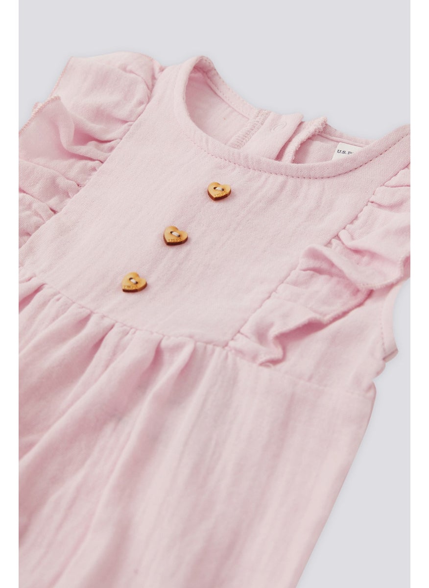 U.S. Polo Assn. - Baby Girl Pink Pajama Set 50303764-VR041 - Image 1