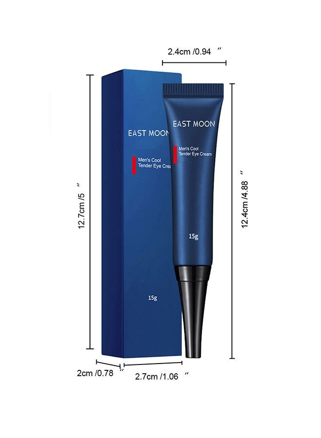 إيست مون كريم العين كول تندر للرجال-الريتينول المضاد للشيخوخة يحارب التجاعيد وعلامات الشيخوخة حول العينين ، ويعزز الترطيب ، ويقلل من الانتفاخ ، ويفتح الهالات السوداء ، ومناسب لجميع أنواع البشرة - Image 5