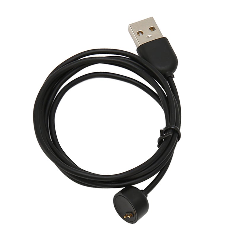 بدل شاحن لـ شاومي مي باند 5 6 7 NFC ساعة ذكية، سلك شحن مغناطيسي USB لـ أمازفيت باند 5، طول 3.3 قدم، لون أسود - Image 2