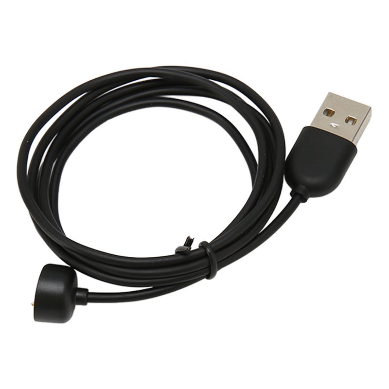 بدل شاحن لـ شاومي مي باند 5 6 7 NFC ساعة ذكية، سلك شحن مغناطيسي USB لـ أمازفيت باند 5، طول 3.3 قدم، لون أسود - Image 3