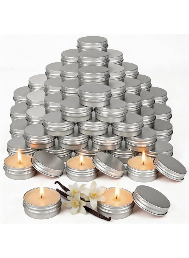 Veiuwa 100 Pcs 1 Oz Mini Vanilla Scented Soy Candle Set,Wedding Favors for Guests Bulk 100,The Quantity of Multiple Sets Meets Your Needs for Wedding and Party Gifts and Party Favors. - Image 1