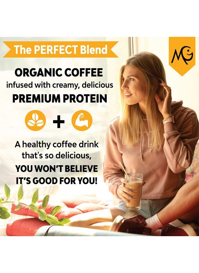 Marigold - High Protein Collagen Coffee - Vanilla Collagen Latte, Dairy Free, 20G Grass-Fed Type I & Iii Collagen Peptides, Energy Boost, 2 Shots Organic Espresso, Non-Gmo, 1 Lb Bag, 15 Servings - Image 1