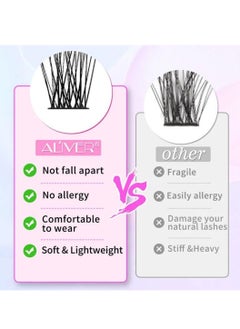 240 Pcs Lash Clusters Eyelash Extensions Wispy False Eyelashes Lash Clusters DIY Eyelash Extensions Individual False Eyelashes for Women 40D - pzsku/Z488440A1A69BB36A4CFFZ/45/_/1728373645/649cf92a-1407-456b-9ae0-31bca48557c2