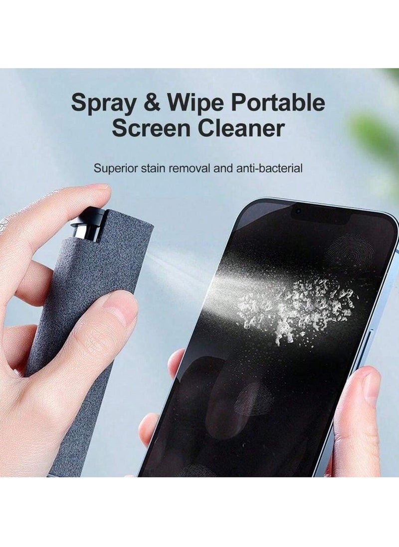 Screen Cleaner Spray with Fingerprint Remover Squeegee Suitable for Car Screens, Mobile Phones, Tablets, etc.