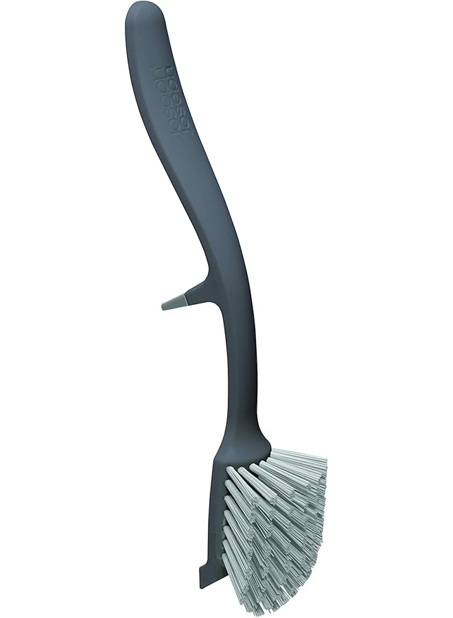 جوزيف جوزيف فرشاة أطباق إيدج مع مقبض ومسند حوض مدمج، رمادي - Image 1