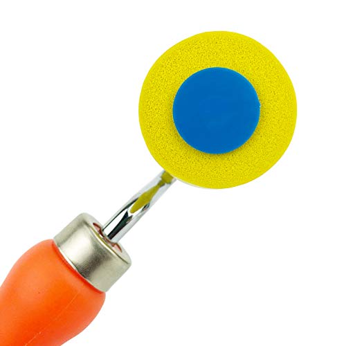 CARTINTS Soft Seam Roller Tool, Safely Install Wallpaper, Vinyl Wrap, Window Film, with 2.4inch Sponge Roller Head and Comfortable Handle, 7.9inch Length - Image 5