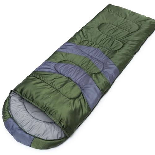 MalloMe Sleeping Bags for Adults Cold Weather & Warm - Backpacking Camping Sleeping Bag for Kids 10-12, Girls, Boys - Lightweight Compact Camping Essentials Gear Accessories Hiking Sleep Must Haves - Image 4