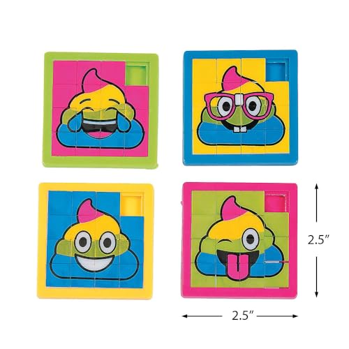 Fun Express Rainbow Poop Smile Slide Puzzles Set of 12 - Image 5
