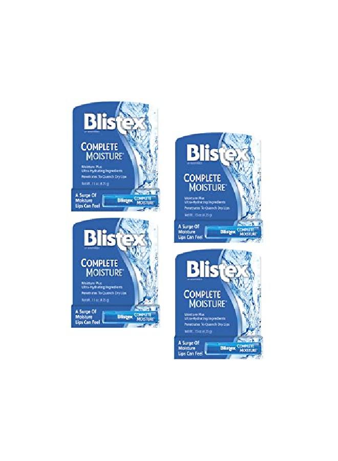 Blistex A Unique Moisturizing Sensation! Complete Moisture Lip Balm Spf 15 (0.15 Oz X 4) - Image 2